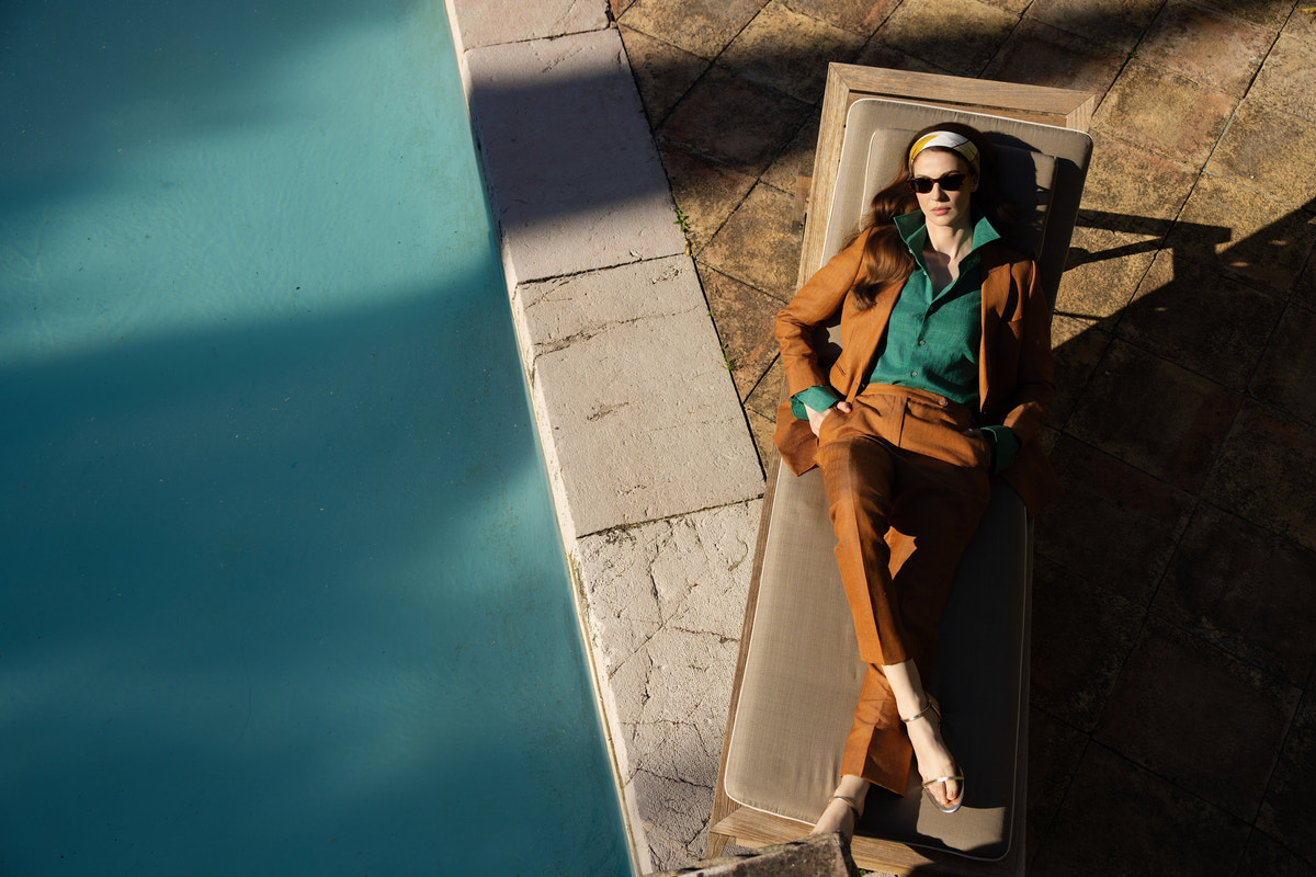 Villefranche Suit | Styling with a green shirt