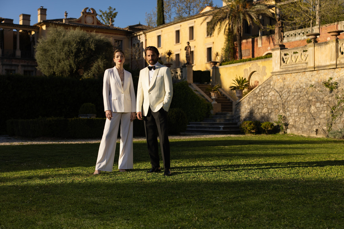 La Croisette Ivory Suit | Styling with sandals