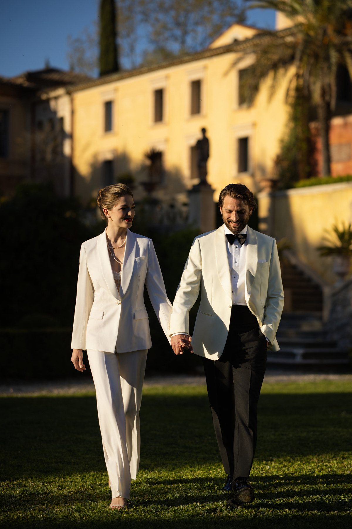 La Croisette Ivory Suit | Styling with sandals