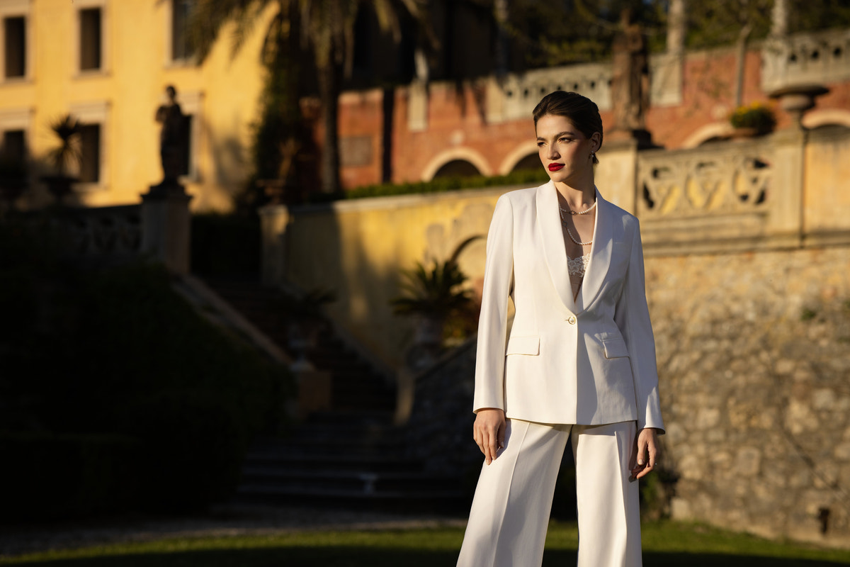 La Croisette Ivory Suit | Styling with sandals