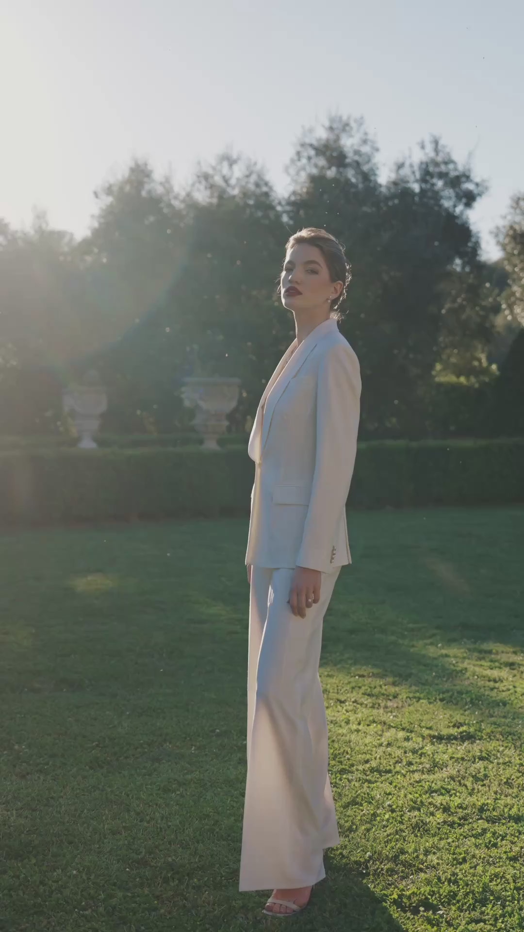 Costum La Croisette Ivory | Styling cu sandale — Consiglieri DONNA